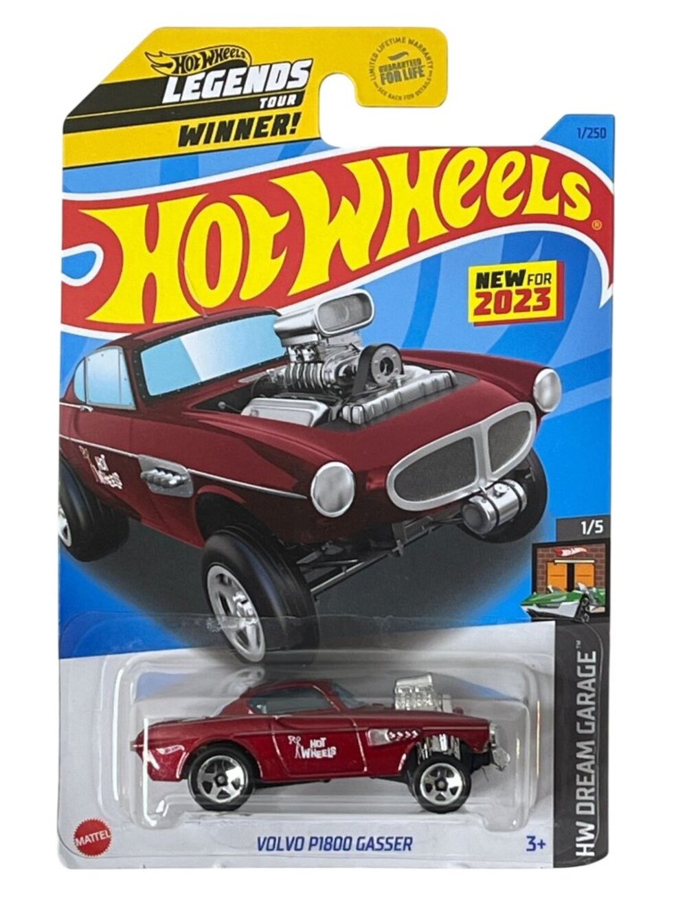 Hot Wheels Volvo P1800 Gasser 2023 HW Dream Garage Legends Tour Winner